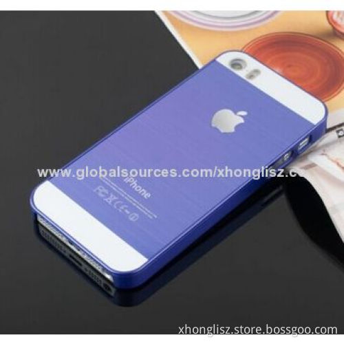New Frame Luxury Chrome Hard Back Case Cover for iPhone 5/5S, Many Colors Optional